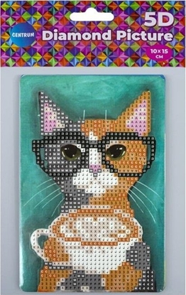 Attēls no Teka Diamentowa mozaika ze sztalug± - Kot 10x15
