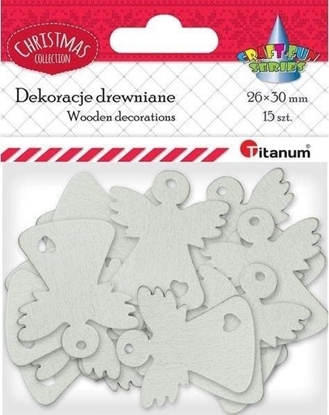 Attēls no Teka Drewniane anioy aurowe biae 15szt