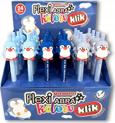 Picture of Teka Dugopis ¶cieralny Flexi Abra Peguin (24szt)