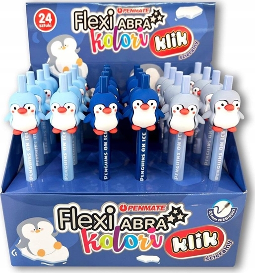 Picture of Teka Dugopis ¶cieralny Flexi Abra Peguin (24szt)
