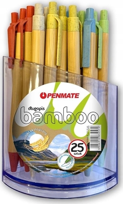 Attēls no Teka Dugopis Bamboo BP-104 mix (25szt) PENMATE