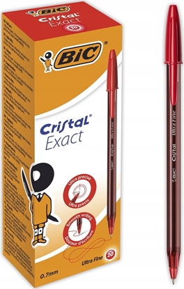 Picture of Teka Dugopis Cristal Exact czerwony (20szt)