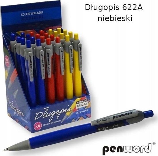 Picture of Teka Dugopis niebieski (24szt)