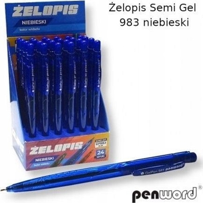 Picture of Teka elopis Semi Gel niebieski (24szt)