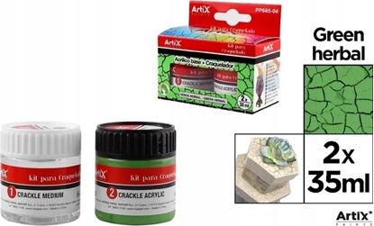 Attēls no Teka Farba akrylowa ciema ziele+¶rodek do spka 2x35