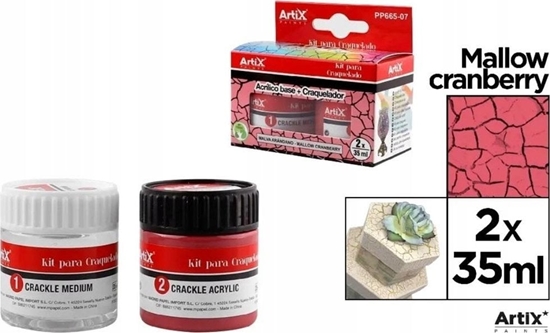 Picture of Teka Farba akrylowa malinowa + ¶rodek do spka 2x35ml