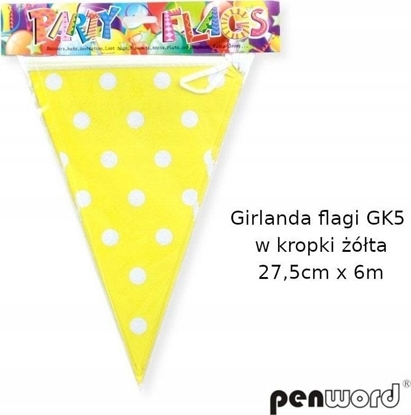 Picture of Teka Girlanda flagi w kropki óta 27.5cmx6m