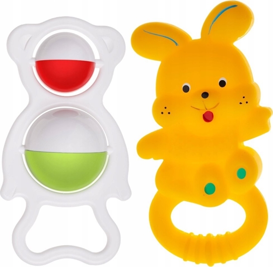 Picture of Teka Gryzak zajc z grzechotk MIX