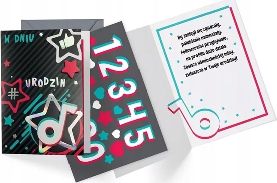 Picture of Teka Karnet B6 Urodziny dziecice (wymienne cyfry)