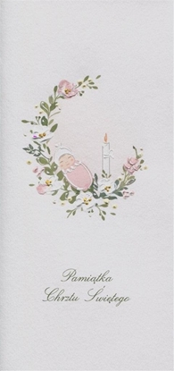 Picture of Teka Karnet Chrzest DL C21 - Niemowl dziewczynka