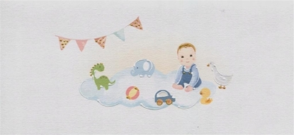 Picture of Teka Karnet Narodziny/Roczek DL D04 - Chopiec z zabawk