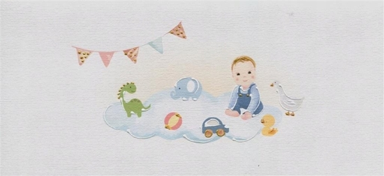 Picture of Teka Karnet Narodziny/Roczek DL D04 - Chopiec z zabawk