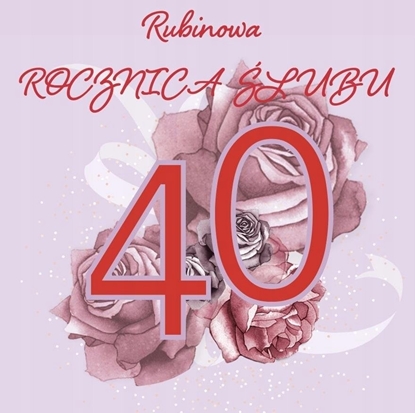 Picture of Teka Karnet Swarovski kwadrat CL4410 Rocznica ¦lubu 40