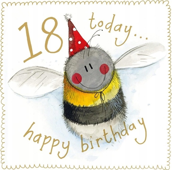 Picture of Teka Karnet Urodziny 18 S541 Pszczóka