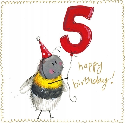 Picture of Teka Karnet Urodziny 5 S540 Pszczóka