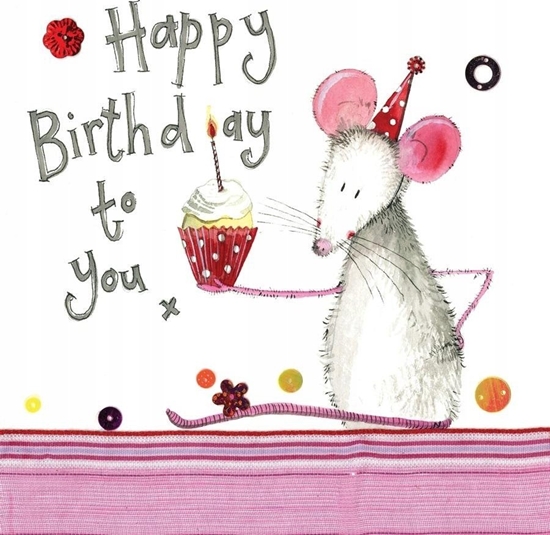 Picture of Teka Karnet Urodziny S280 Myszka z babeczk±