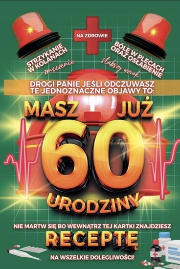 Picture of Teka Karnet Urodzinowy z recept± 60