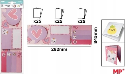 Picture of Teka Karteczki samoprzylepne indeksuj±ce 7x25szt