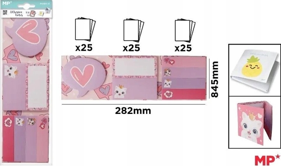 Picture of Teka Karteczki samoprzylepne indeksuj±ce 7x25szt