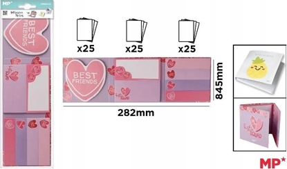 Picture of Teka Karteczki samoprzylepne indeksuj±ce 7x25szt