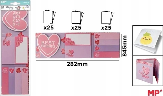 Picture of Teka Karteczki samoprzylepne indeksuj±ce 7x25szt