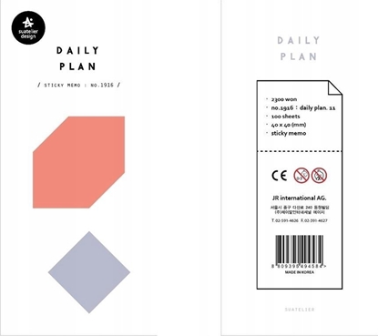 Picture of Teka Kartki klejone Znaczniki Kwadrat 100s