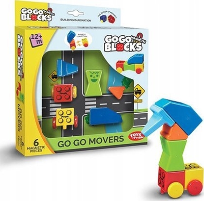 Attēls no Teka Klocki magnetyczne Pymy i jedmy 6el