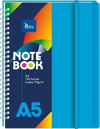 Picture of Teka Koonotatnik A5/100K kratka PP niebieski