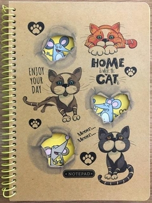 Picture of Teka Koonotatnik A5/80K kratka kraft Koty i myszy