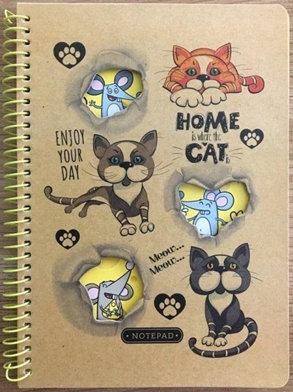 Picture of Teka Koonotatnik A5/80K kratka kraft Koty i myszy