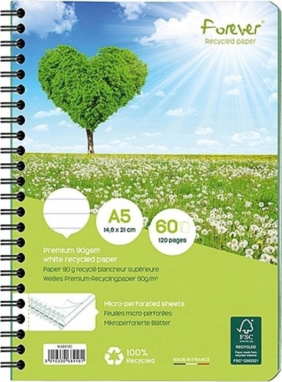 Picture of Teka Koozeszyt A5/60K linia zielony (5szt)