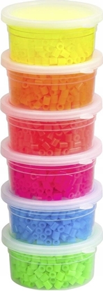 Изображение Teka Koraliki do zaprasowywania neonowe 6 kolorów