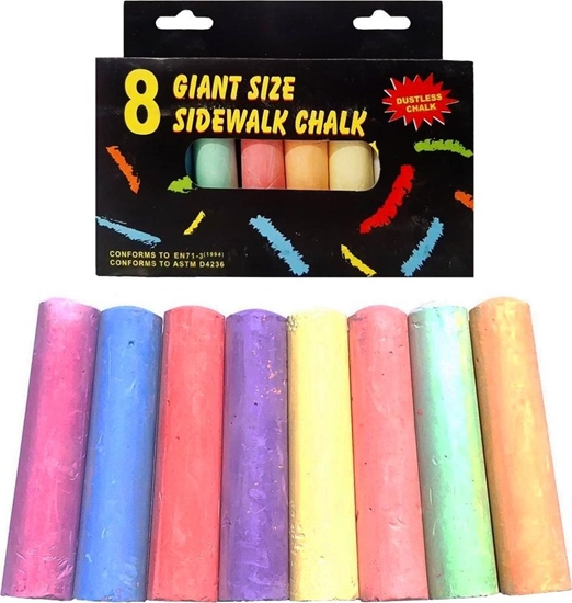 Picture of Teka Kreda kolorowa 8 kolorów