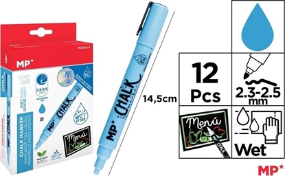 Picture of Teka Kreda w pynie niebieski (12szt)