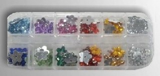 Изображение Teka Kwiatki akrylowe 12 kolorów