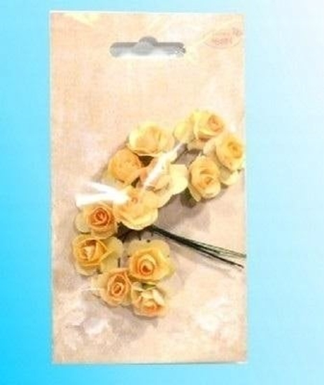 Picture of Teka Kwiatki papierowe róyczki herbaciane 12szt