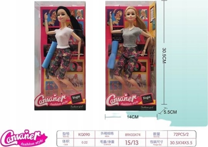 Picture of Teka Lalka z mat± do wicze MIX