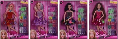 Picture of Teka Lalka z zestawem butów MIX