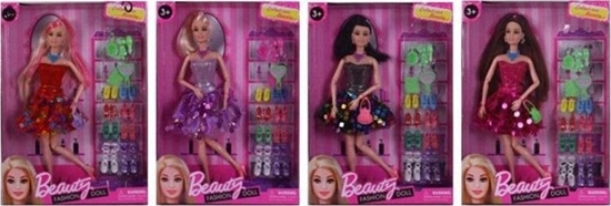 Picture of Teka Lalka z zestawem butów MIX