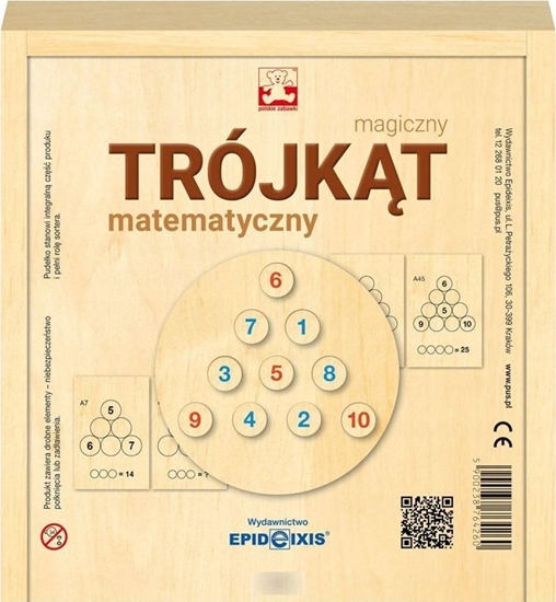 Picture of Teka Magiczny trójk±t matematyczny w drewnianym pudeku