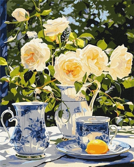 Picture of Teka Malowanie po numerach - Eleganckie przyjcie 40x50