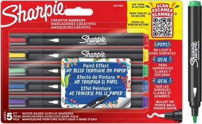Attēls no Teka Markery artystyczne Sharpie 5 kolorów