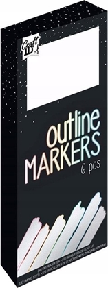 Picture of Teka Markery konturowe 6 kolorów