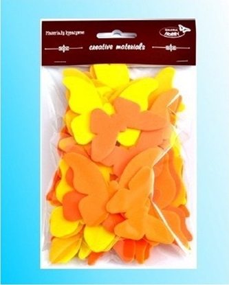 Picture of Teka Motyle óto-pomaraczowe 52szt