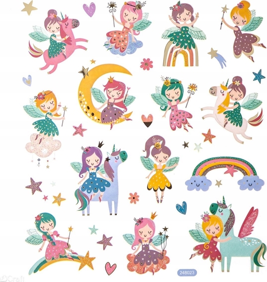 Picture of Teka Naklejki brokatowe wróki 28szt