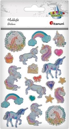 Picture of Teka Naklejki ywica transparent mix 21szt