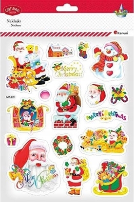 Picture of Teka Naklejki wypuke Boe Narodzenie 17szt