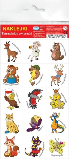 Picture of Teka Naklejki. Tatrzaskie zwierzaki