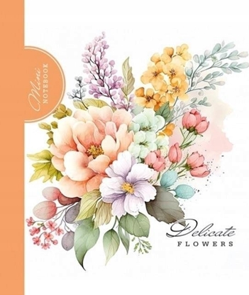 Picture of Teka Notatnik ozdobny 100x100/48K kratka Bukiet pomara