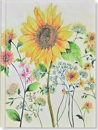 Picture of Teka Notatnik szyty Sonecznik Akwarela